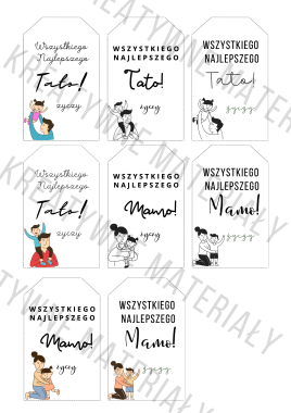 ZAWIESZKI NA PREZENTY (DZIEŃ MAMY I TATY)