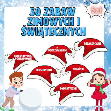 50 ZABAW ZIMOWYCH I ŚWIĄTECZNYCH