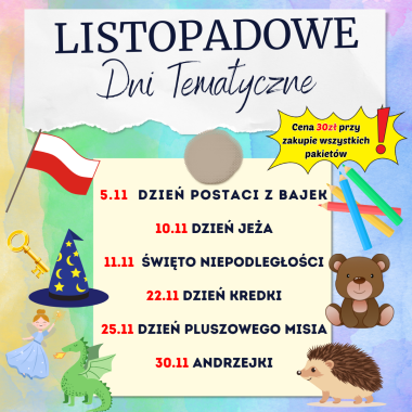LISTOPADOWE DNI TEMATYCZNE