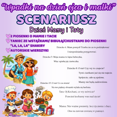 Scenariusz Dzień Mamy i Taty "Wpadki na Dzień Ojca i Matki"
