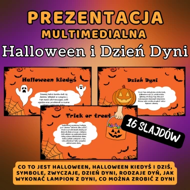 Prezentacja multimedialna HALLOWEEN I DZIEŃ DYNI