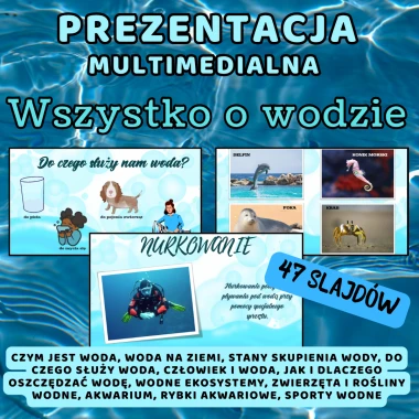 Prezentacja multimedialna WSZYSTKO O WODZIE/ DZIEŃ WODY