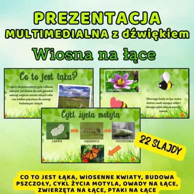 Prezentacja multimedialna WIOSNA NA ŁĄCE