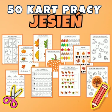 50 KART PRACY JESIEŃ