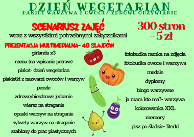 Dzień Wegetarian/ Warzywa i owoce/  Zdrowe odżywianie